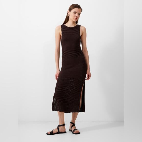 French Connection Momo Nellis Knit Maxi Dress Size XL NWT - Picture 3 of 10